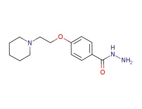 4-(2-(piperidin-1-yl)ethoxy)benzoyl hydrazine