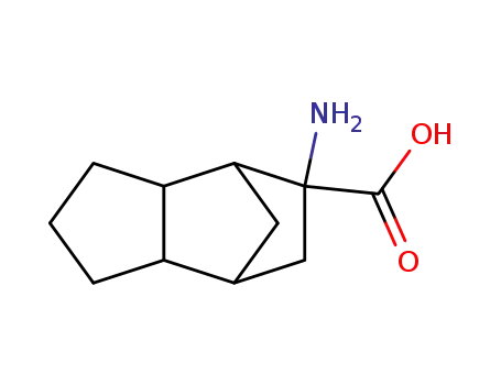 Molecular Structure of 134047-55-5 (8-AMINO-8-TRICYCLO[5,2,1,0(2,6)]DECANECARBOXYLIC ACID)
