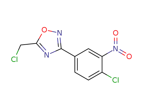 5-CHLOROMETHYL-3-(4-CHLORO-3-NITRO-PHENYL)-[1,2,4]OXADIAZOLE
