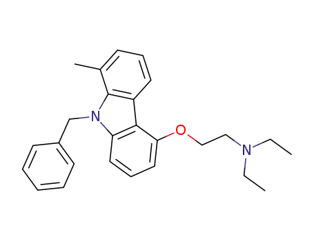 N-{2-[(9-benzyl-8-methyl-9H-carbazol-4-yl)oxy]ethyl}-N,N-diethylamine