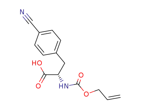 (S)-2-allyloxycarbonylamino-3-(4-cyanophenyl)propionic acid