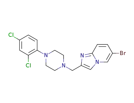 6-Bromo-2-[[4-(2,4-dichlorophenyl)-1-piperazinyl]methyl]-imidazo[1,2-a]pyridine