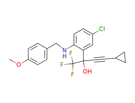 rac 5-Chloro-α-(cyclopropylethynyl)-2-[[(4-methoxyphenyl)methyl]amino]-α-(trifluoromethyl)benzenemethanol