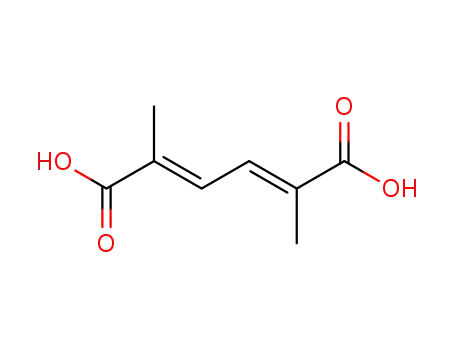 Molecular Structure of 20514-41-4 (2,5-DIMETHYL-2,4-HEXADIENEDIOIC ACID)
