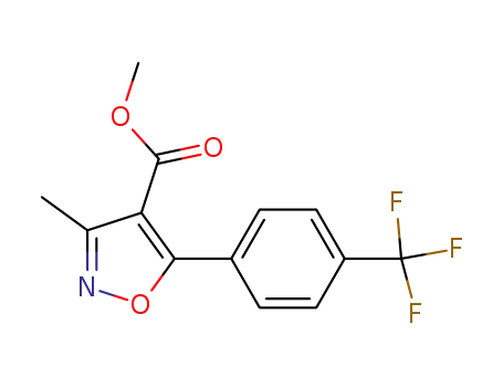 Methyl 3-methyl-5-[4-(trifluoromethyl)phenyl]-1,2-oxazole-4-carboxylate