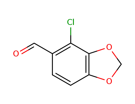 1,3-Benzodioxole-5-carboxaldehyde, 4-chloro-
