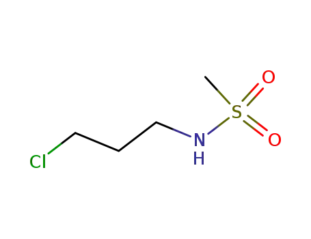 Molecular Structure of 57590-72-4 (N-(3-chloropropyl)methanesulfonamide)