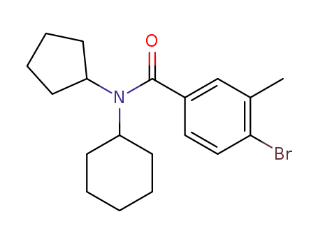 Benzamide, 4-bromo-N-cyclohexyl-N-cyclopentyl-3-methyl-