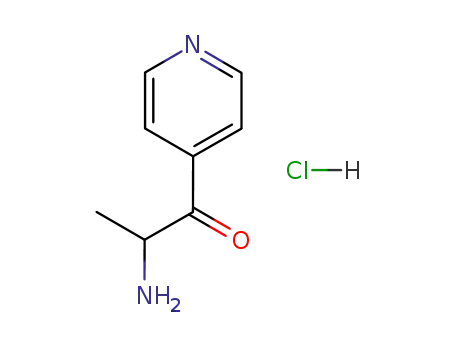 Molecular Structure of 98377-52-7 (2-Amino-1-pyridin-4-yl-propan-1-one)