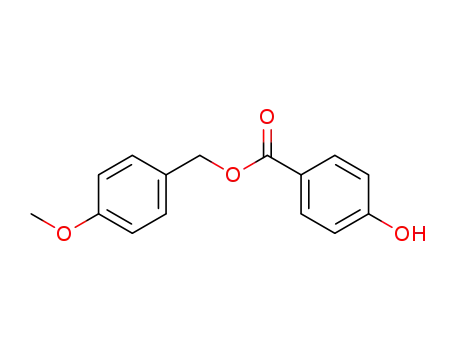 Molecular Structure of 110929-34-5 (Benzoic acid, 4-hydroxy-, (4-methoxyphenyl)methyl ester)