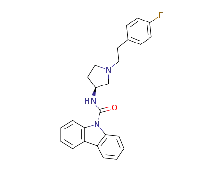 (S)-N-(1-(2-(4-fluorophenyl)ethyl)pyrrolidin-3-yl)carbazole-9-carboxamide