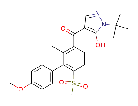 Methanone,
[1-(1,1-dimethylethyl)-5-hydroxy-1H-pyrazol-4-yl][4'-methoxy-2-methyl-6-
(methylsulfonyl)[1,1'-biphenyl]-3-yl]-