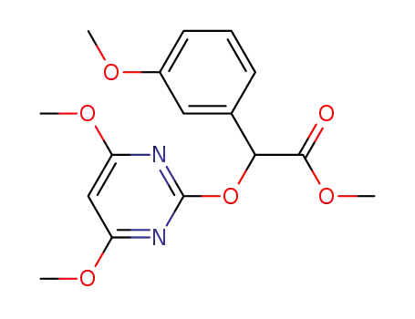 Methyl 2-(3-methoxyphenyl)-2-(4,6-dimethoxy-2-pyrimidinyloxy)acetate