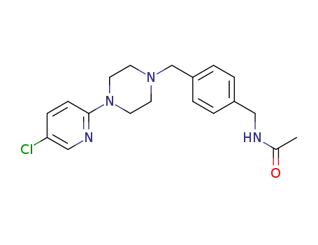N-(4-((4-(5-Chloropyridin-2-yl)piperazin-1-yl)methyl)phenylmethyl)acetamide
