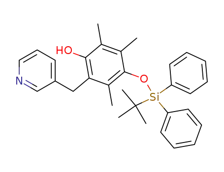 4-tert-butyldiphenylsilyloxy-6-(pyridin-3-ylmethyl)-2,3,5-trimethylphenol