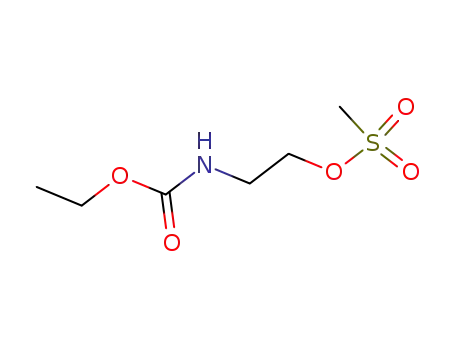 Molecular Structure of 133044-89-0 (ethyl 2-methylsulfonyloxyethylcarbamate)
