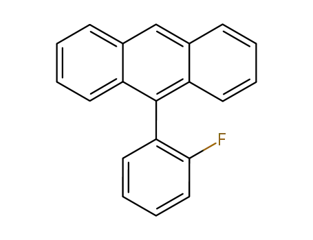 Molecular Structure of 737-24-6 (9-(2-fluorophenyl)anthracene)