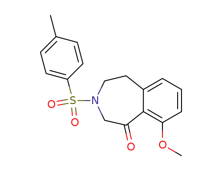 9-methoxy-3-(4-methylphenylsulfonyl)-2,3,4,5-tetrahydro-3-benzazepin-1-one