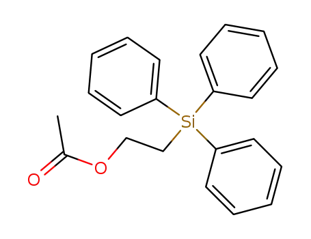 Molecular Structure of 142472-78-4 (Ethanol, 2-(triphenylsilyl)-, acetate)