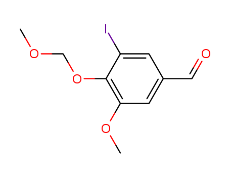 Benzaldehyde, 3-iodo-5-methoxy-4-(methoxymethoxy)-