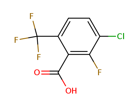 3-chloro-2-fluoro-6-(trifluoromethyl)benzoic acid  CAS NO.186517-41-9