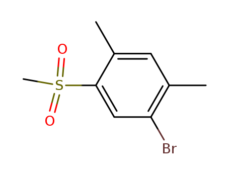 Benzene, 1-bromo-2,4-dimethyl-5-(methylsulfonyl)-