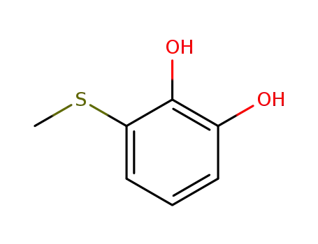 Molecular Structure of 103931-15-3 (3-(methylthio)catechol)