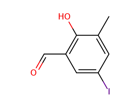 2-HYDROXY-5-IODO-3-메틸-벤잘데히드