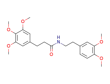 N-(3,4-Dimethoxy-phenaethyl)-3-(3,4,5-trimethoxy-phenyl)-propionsaeureamid