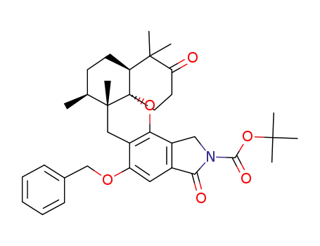 (6aR,7S,9aS,13aS)-5-benzyloxy-2-(t-butoxycarbonyl)-2,3,6,6a,7,8,9,9a,10,11,12,13-dodecahydro-6a,7,10,10-tetramethyl-3, 11-dioxo-1H-benzo[8,8a][1]benzopyrano[2,3-e]isoindole