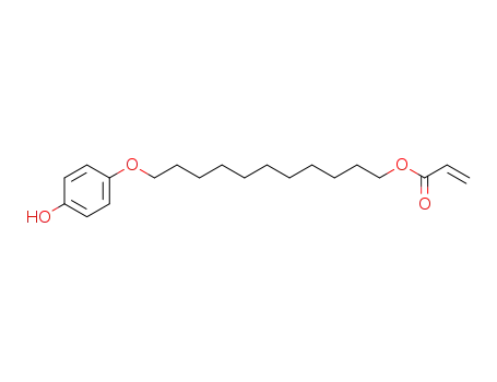 Molecular Structure of 250593-96-5 (4-(11-acryloyloxyundecanoxy)phenol)