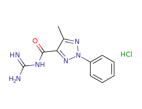 (5-Methyl-2-phenyl-2H-1,2,3-triazole-4-carbonyl)guanidine hydrochloride