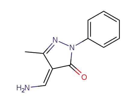 3H-Pyrazol-3-one, 4-(aminomethylene)-2,4-dihydro-5-methyl-2-phenyl-