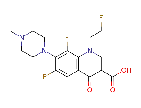 Molecular Structure of 79660-72-3 (Fleroxacin)
