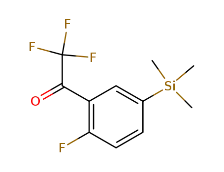 2,2,2-Trifluoro-1-(3-trimethylsilyl-6-fluoro)phenyl ethanone