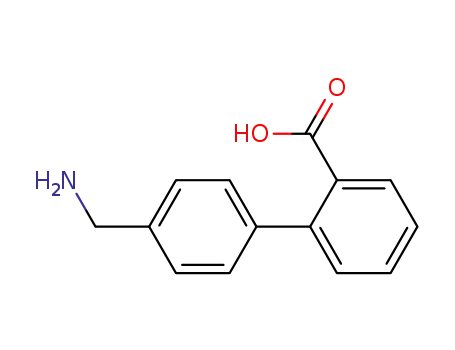 Molecular Structure of 149285-93-8 (4'-(AMINOMETHYL)-BIPHENYL-2-CARBOXYLIC ACID)