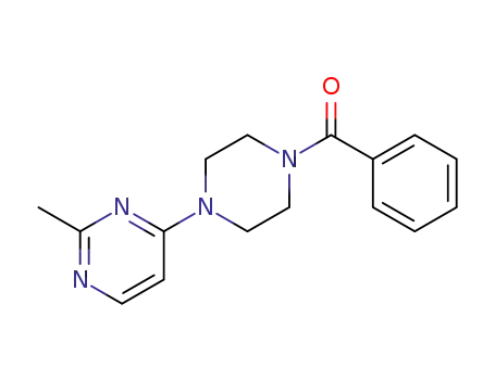 2-methyl-4-(4-benzoyl-piperazino)-pyrimidine