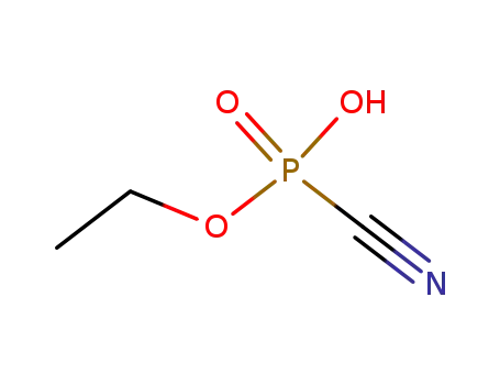 Molecular Structure of 161935-17-7 (phosphorocyanidic acid monoethyl ester)