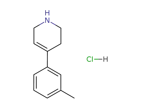 Pyridine, 1,2,3,6-tetrahydro-4-(3-methylphenyl)-, hydrochloride