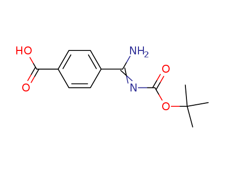4-[(Z)-N\'-[(2-methylpropan-2-yl)oxycarbonyl]carbamimidoyl]benzoic acid