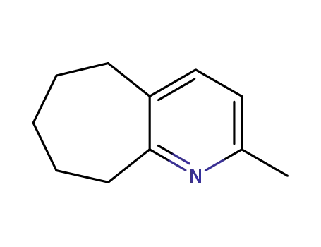Molecular Structure of 25536-16-7 (5H-Cyclohepta[b]pyridine, 6,7,8,9-tetrahydro-2-methyl-)