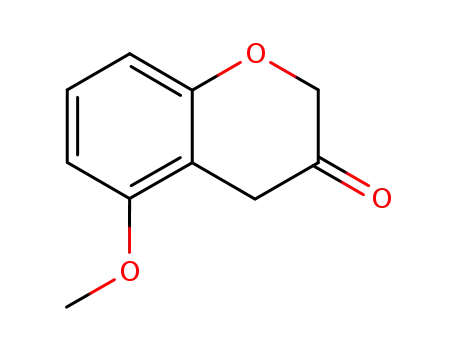 Molecular Structure of 109140-20-7 (5-Methoxy-3-chromanone)