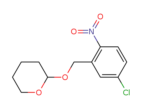 2-[(5-chloro-2-nitrophenyl)methoxy]tetrahydro-2H-pyran