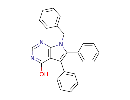 7-benzyl-5,6-diphenyl-7H-pyrrolo[2,3-d]pyrimidin-4-ol