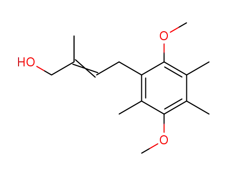 4-(2',5'-dimethoxy-3',4',6'-trimethylphenyl)-2-methyl-2-butenol