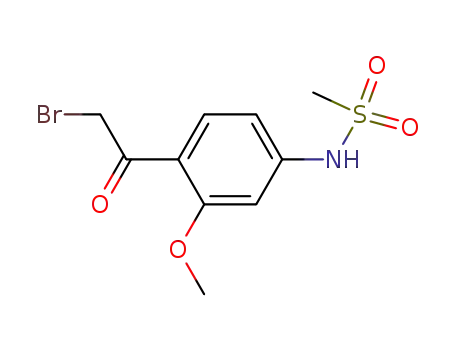 α-bromo-2-methoxy-4-methylsulphonamido-acetophenone