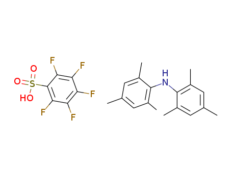 Dimesitylammonium 2,3,4,5,6-pentafluorobenzenesulfonate
