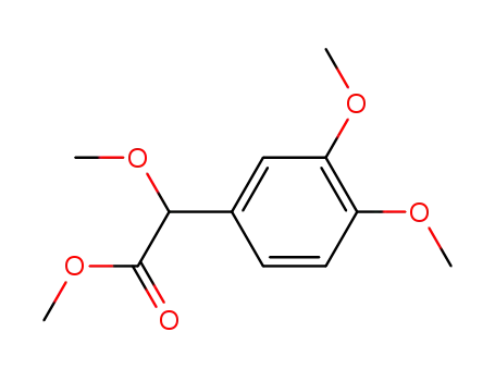 α-(3,4-dimethoxyphenyl)-α-methoxyacetate