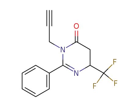 2-phenyl-3-propargyl-6-trifluoromethyl-5,6-dihydropyrimidin-4-one