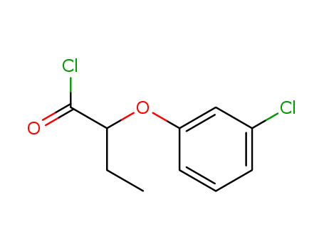 Butanoyl chloride, 2-(3-chlorophenoxy)-